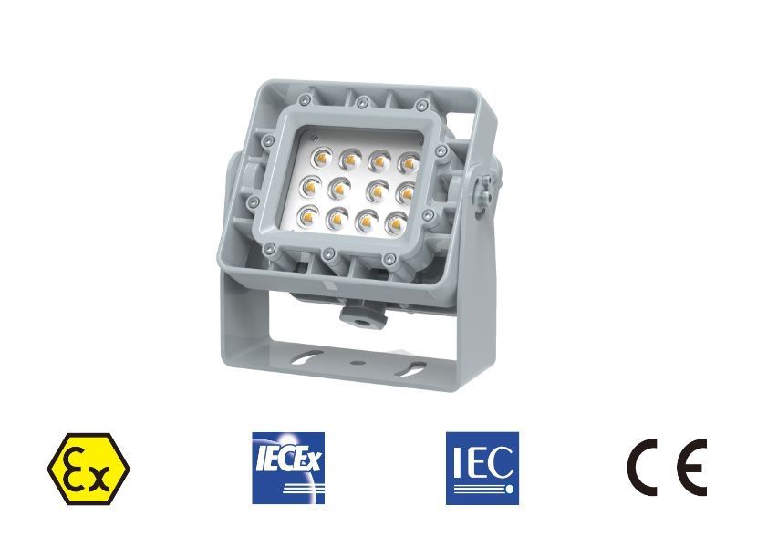 مصباح LED مقاوم للانفجار مقاوم للطقس من سلسلة EX05 25W/50W