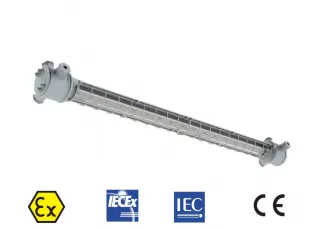 IECEx Approved Explosion-Proof EX04D 80W LED Linear Tube Light for Hazardous Zones